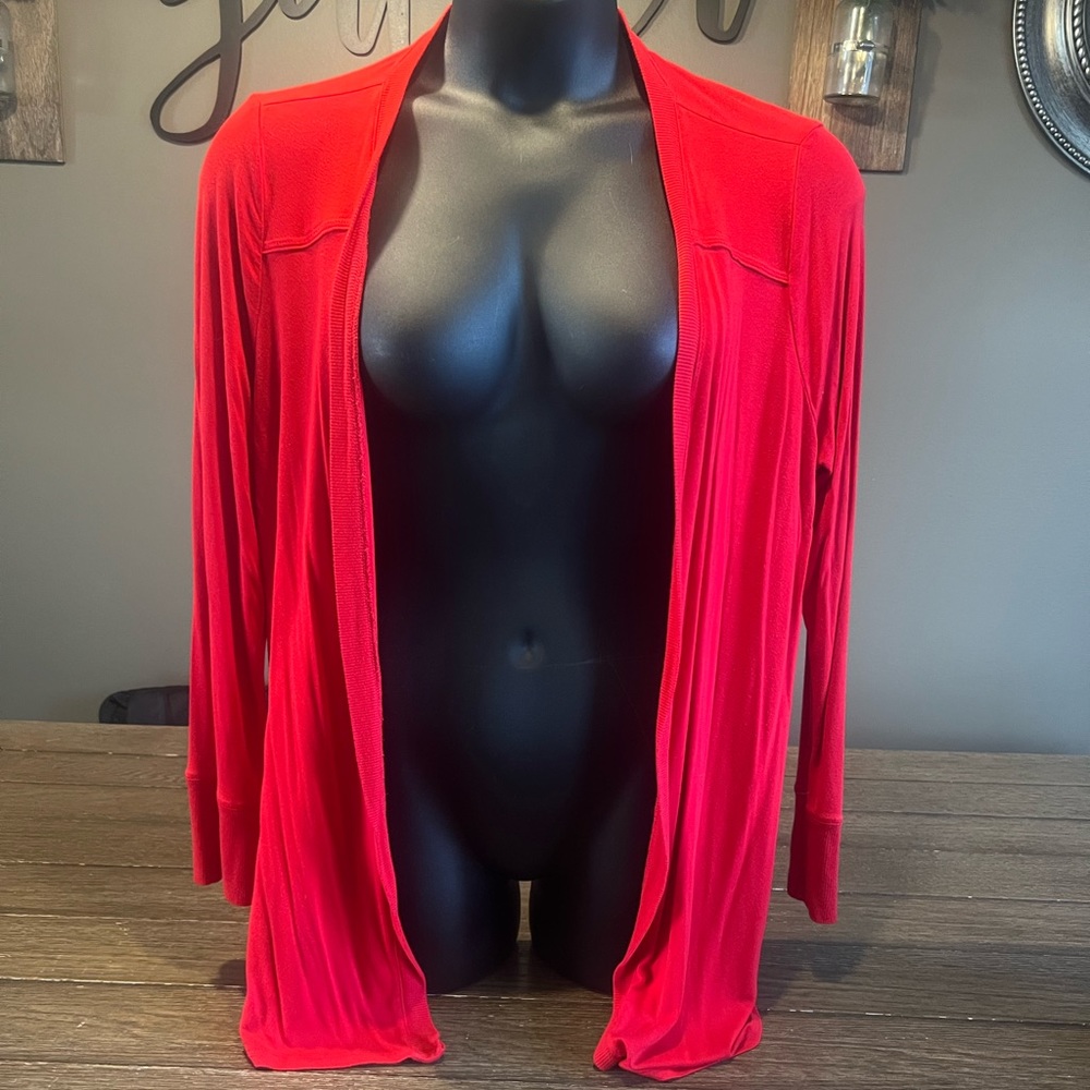 Jersey Soft Open Front Cardigan